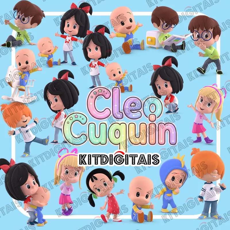 Cleo e Cuquin Kit Digital PNG
