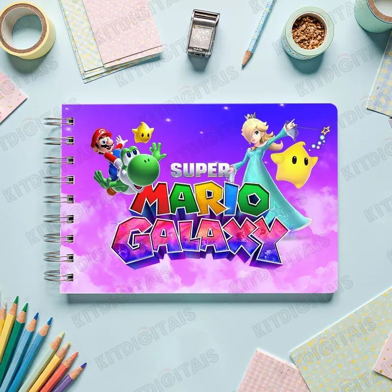 Super Mario Galaxy Livro de Colorir