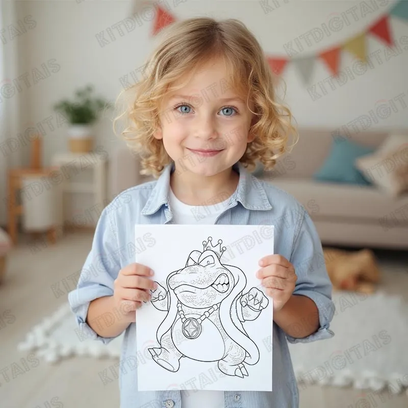 Miniatura 3 - Super Mario Galaxy Livro de Colorir