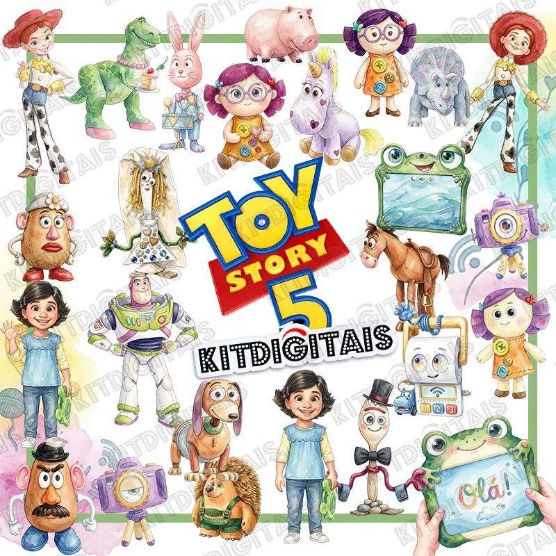 Toy Story 5 Png Aquarela